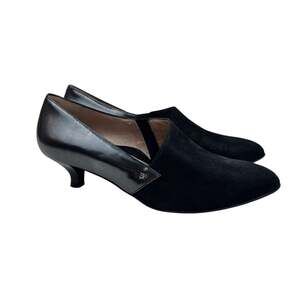 BeautiFeel Black Suede & Leather Pumps